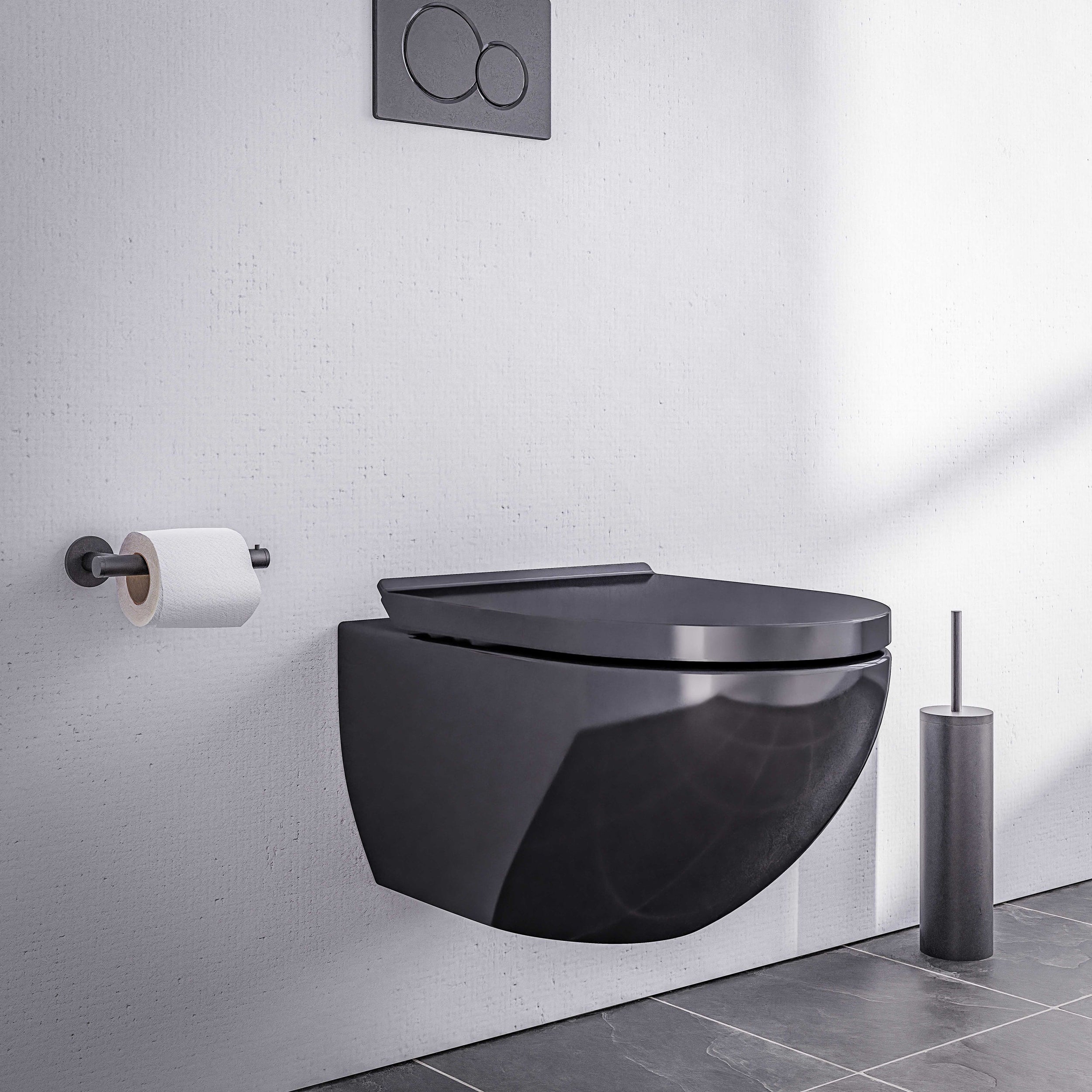 Rimless wall-mounted WC E-9030