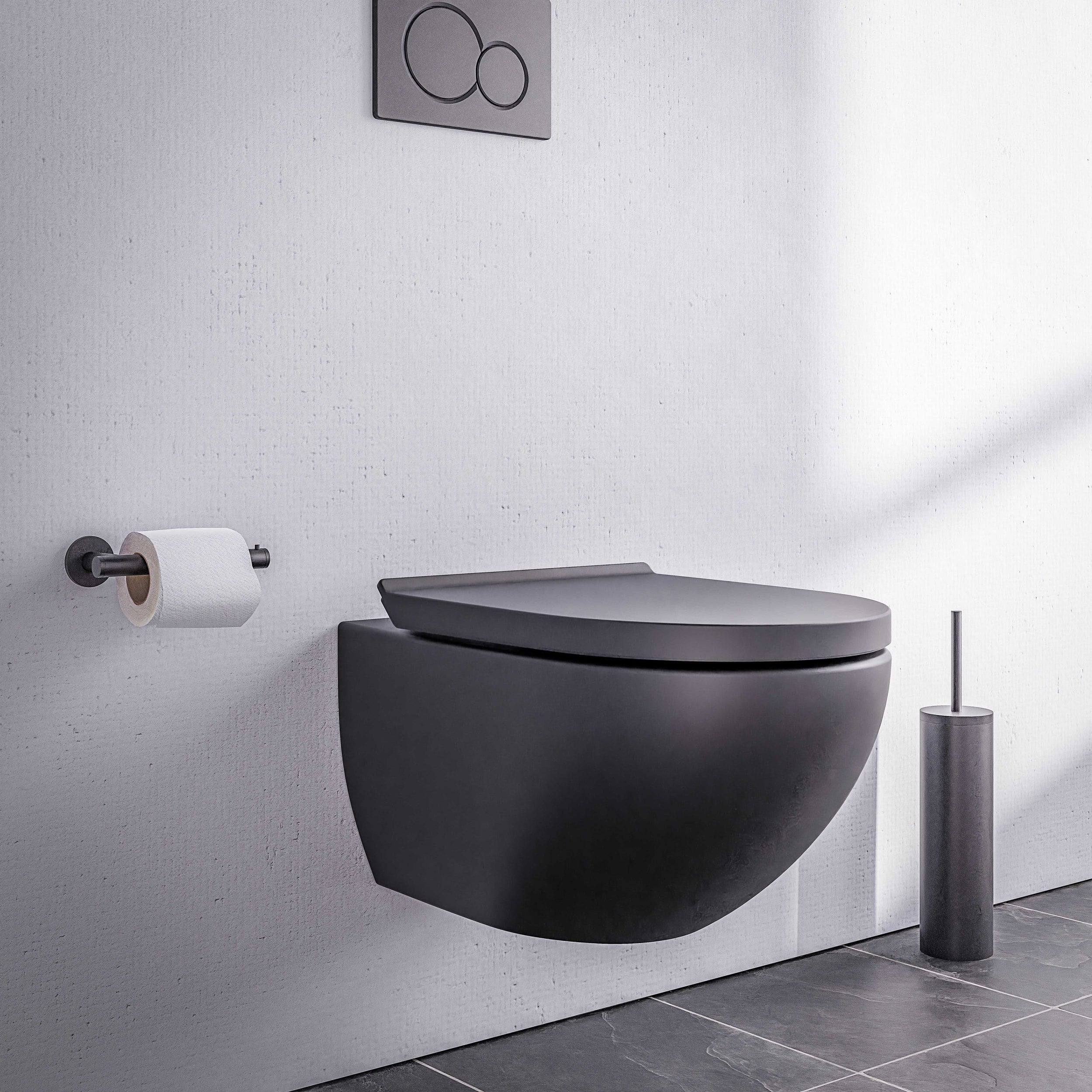 Rimless wall-mounted WC E-9030