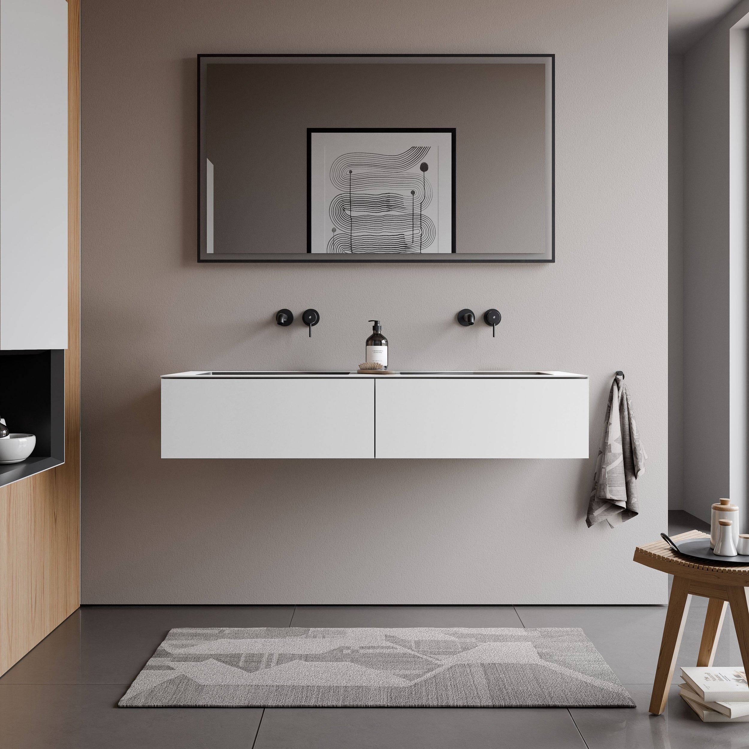 Meuble salle de bain ARCTIC 1400