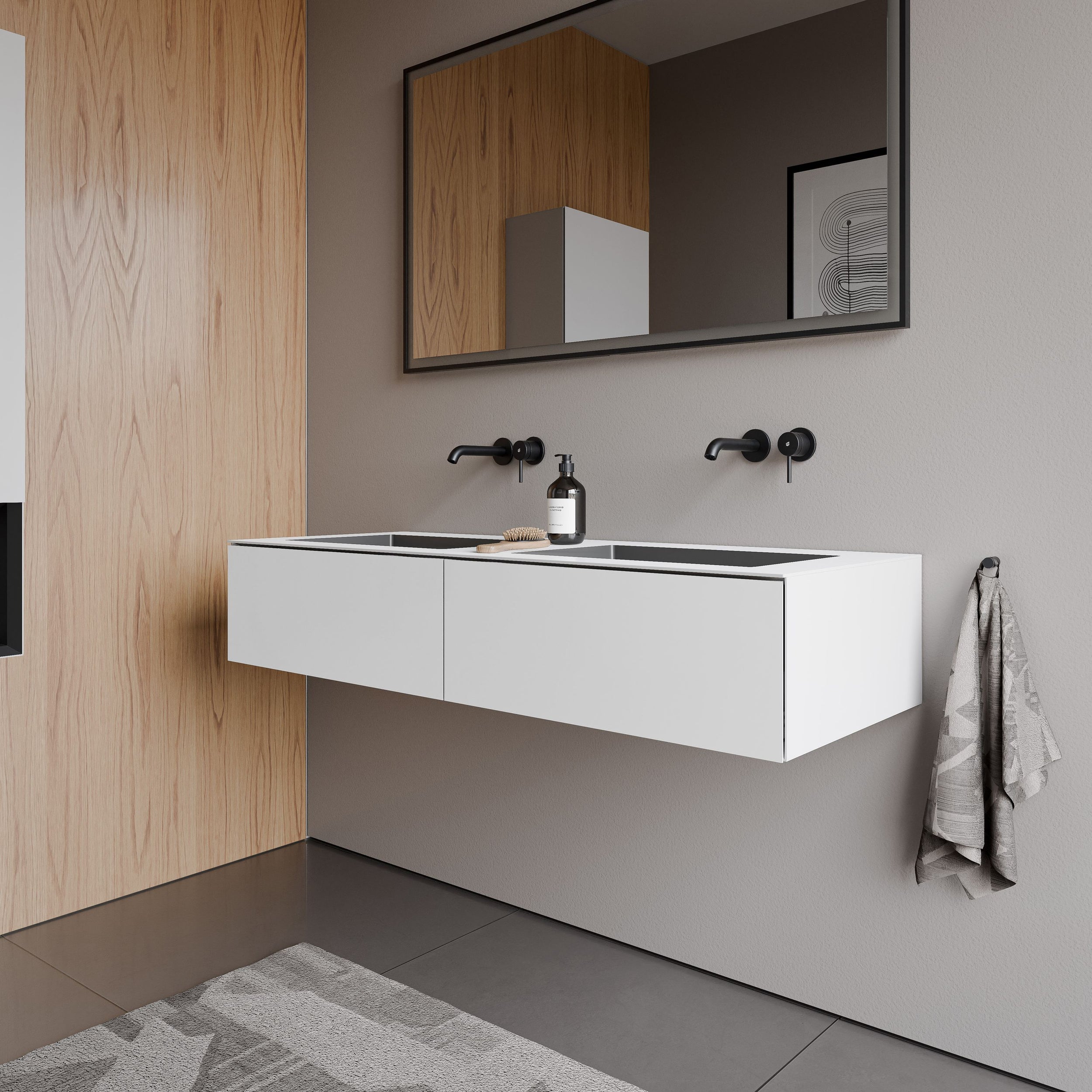 Meuble salle de bain ARCTIC 1400
