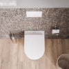 WC suspendu Duravit 540 mm Mino blanc brillant incl. abattant WC - fixation invisible