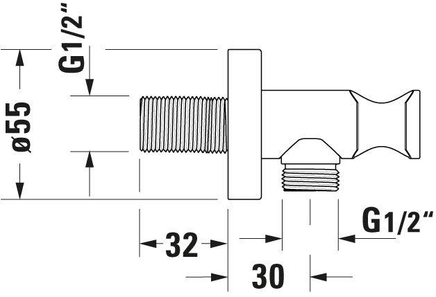 Duravit C.1 Unterputz Duschsystem mit Regendusche - inkl. Handbrause und Wandanschlussbogen