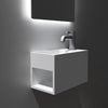 Wall-mounted washbasin PB2046 in mineral cast