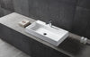 Countertop or wall-mounted wash basin TWG12 - pure acrylic - 90x45x11 cm