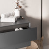 Vanity unit MILOU 160 cm for countertop washbasin - 2 drawers