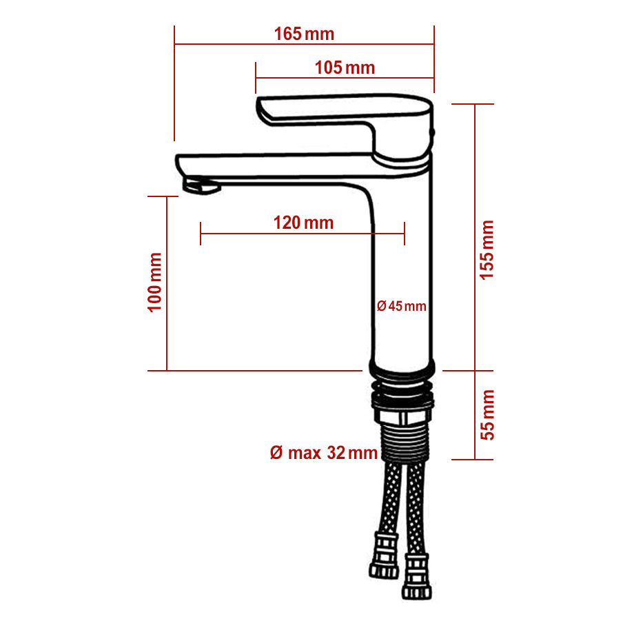 Design wastafelkraan 4024CB
