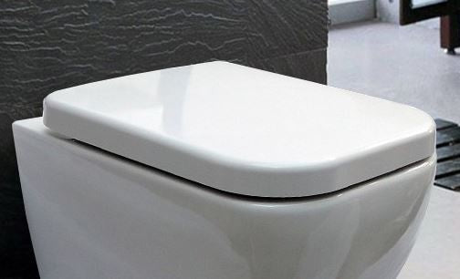 Abattant WC universel - adapté aux modèles CH101 et 101R - Blanc brillant