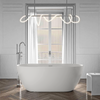 Freestanding bath tub JAZZ PLUS 2.0 acrylic white matt